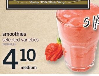 Fortinos Smoothies offer