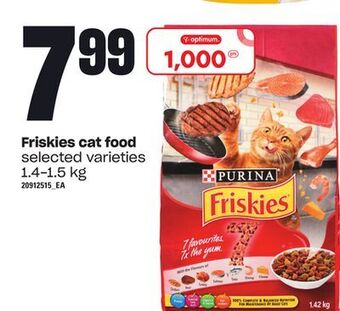 Loblaws Friskies cat food, 1.4-1.5 kg offer