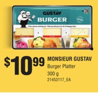 Loblaws Monsieur gustav burger platter, 300 g offer