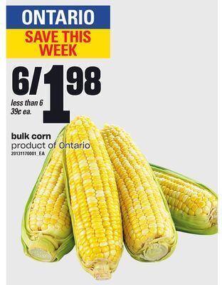Loblaws Bulk corn offer