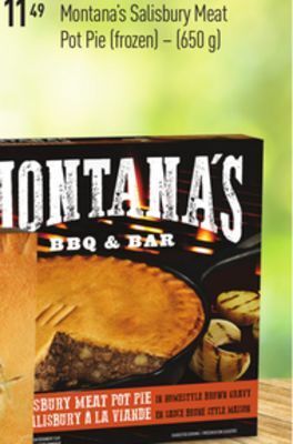 Loblaws Montana's salisbury meat pot pie, 650 g offer