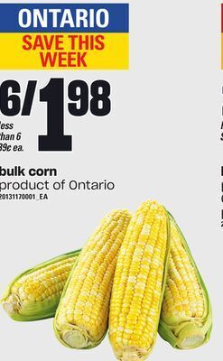 Independent Grocer Bulk corn offer