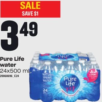 Independent Grocer Pure life water, 24x500 ml offer