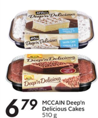 Sobeys Deep'n delicious cakes offer