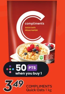 Sobeys Quick oats offer