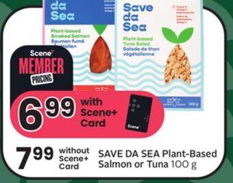 Sobeys Plant-based salmon or tuna offer