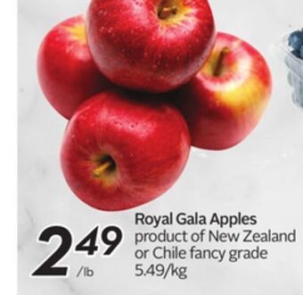 Sobeys Royal gala apples offer