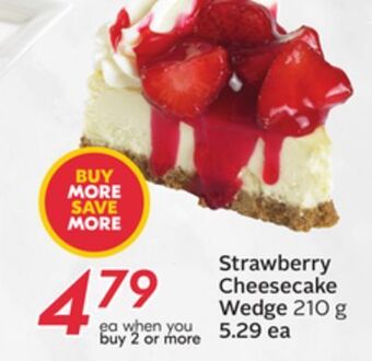 Sobeys Strawberry cheesecake wedge offer