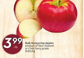 Sobeys Bulk honeycrisp apples offer