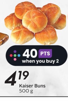 Sobeys Kaiser buns offer