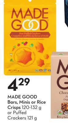 Sobeys Bars, minis or rice crisps offer