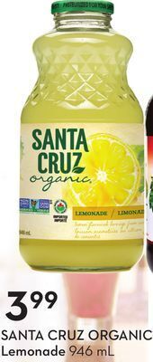 Sobeys Organic lemonade offer
