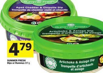 Foodland Summer fresh dips or hummus 227 g offer