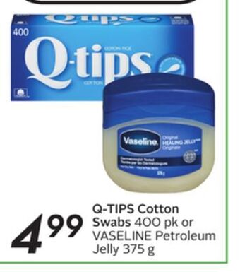 Sobeys Q-tips cotton swabs offer