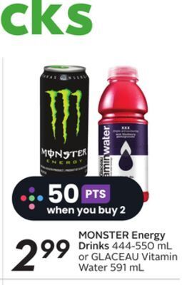 Sobeys Monster energy drinks offer