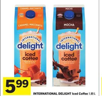 Foodland International delight iced coffee 1.89 l offer