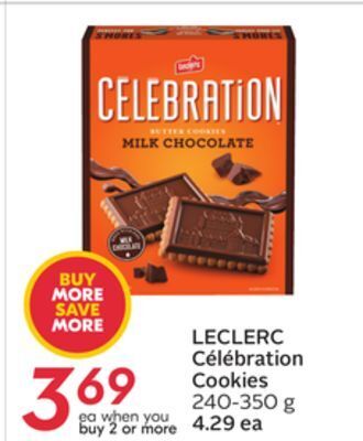 Sobeys Célébration cookies offer
