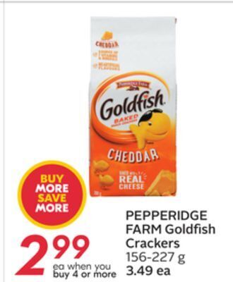 Sobeys Goldfish crackers offer