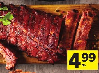 Foodland Pork back ribs offer