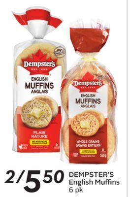 Sobeys English muffins offer