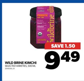 Real Canadian Superstore Wild brine kimchi, 500 ml offer