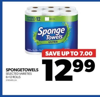 Real Canadian Superstore Spongetowels, 6=12 rolls offer