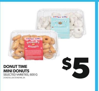 Real Canadian Superstore Donut time mini donuts, 600 g offer