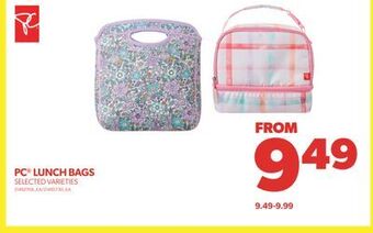 Real Canadian Superstore Pc® lunch bags offer