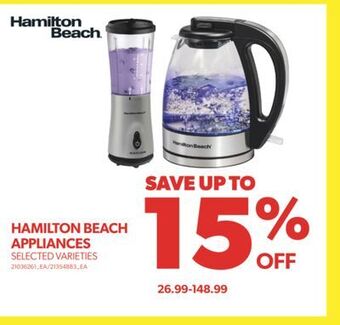 Real Canadian Superstore Hamilton beach appliances offer