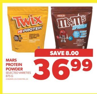 Real Canadian Superstore Mars protein powder, 875 g offer
