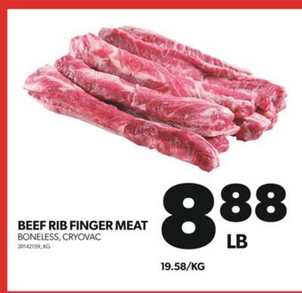 Real Canadian Superstore Beef rib finger meat offer