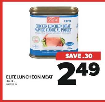 Real Canadian Superstore Elite luncheon meat, 340 g offer