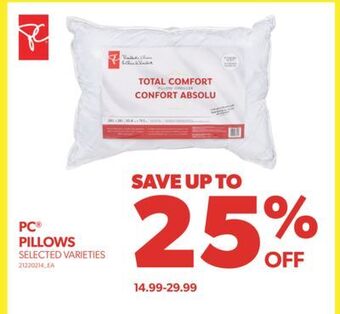 Real Canadian Superstore Pc® pillows offer