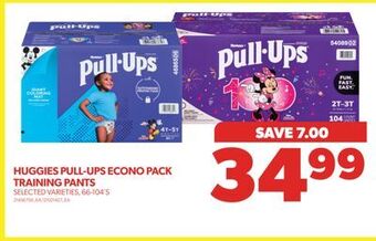 Real Canadian Superstore Huggies pull-ups econo pack training pants, 66-104's offer