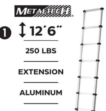 Canadian Tire Metaltech csa approved grade 1 aluminum telescopic ladder offer