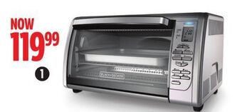 Canadian Tire Black + decker 6-slice digital convection toaster oven offer