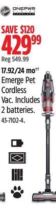 Canadian Tire Hoover emerge pet cordless vac offer