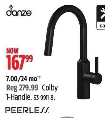 Canadian Tire Danze colby 1-handle kitchen faucet offer