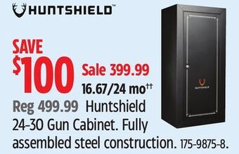 Canadian Tire Huntshield 24-30 gun cabinet offer