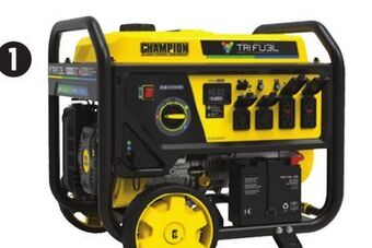Canadian Tire Champion power equipment 8000w/10,000w tri-fuel generator offer