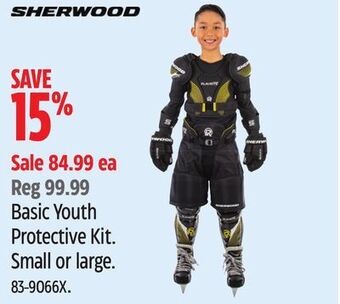 Canadian Tire Sherwood basic youth protective kit offer