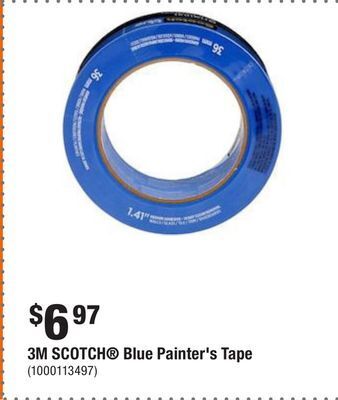 Home Depot 3m scotch® blue painter's tape offer