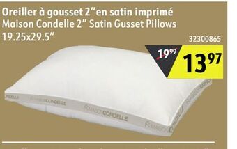 Sushi Shop Maison condelle 2 satin gusset pillows offer