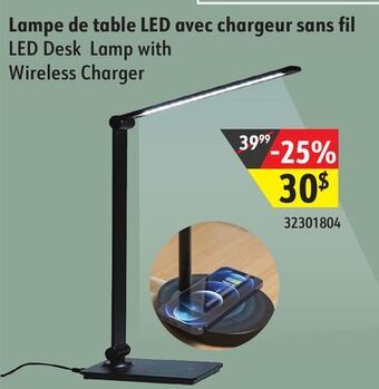 Sushi Shop Led desk lamp with wireless charger offer
