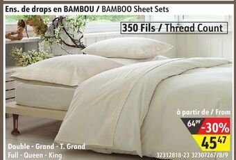 Sushi Shop Bamboo sheet sets offer