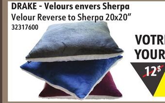 Sushi Shop Velour reverse to sherpa offer