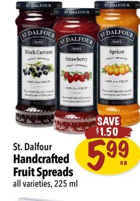 Farm Boy St. dalfour handcrafted fruit spreads offer