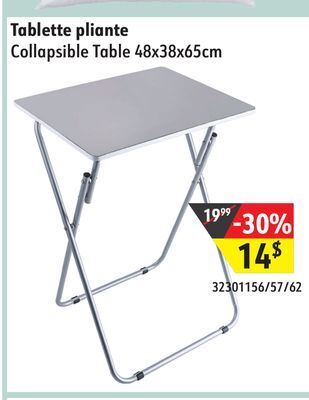 Sushi Shop Collapsible table offer