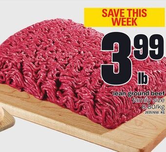 Zehrs Markets Lean ground beef offer
