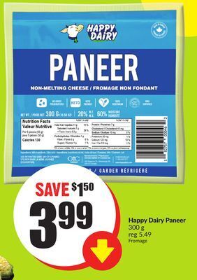 Chalo FreshCo Happy dairy paneer 300 g offer